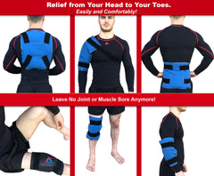Versatile Ice Pack for Athletes with Hot/Cold Therapy for Pain Relief and Fast Recovery