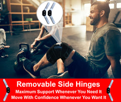 Hinged Knee Brace Support with X-Strap - Maximum Support & Flexibility at The Same Time