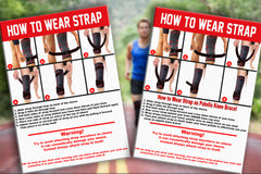 Knee Brace Compression Sleeve with X Strap