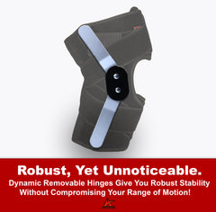 Hinged Knee Brace Support with X-Strap - Maximum Support & Flexibility at The Same Time