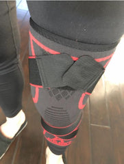 Knee Brace Compression Sleeve with X Strap