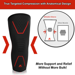 Knee Compression Sleeve with Hot/Cold Therapy